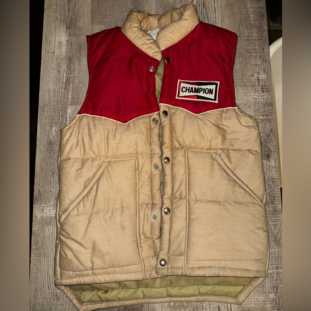 70’s Champion Official Racing Apparel Vest (Sm)